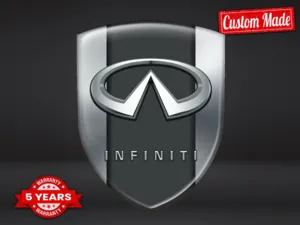 Infiniti Sticker silicone Premium Design Sleek Dome Badges